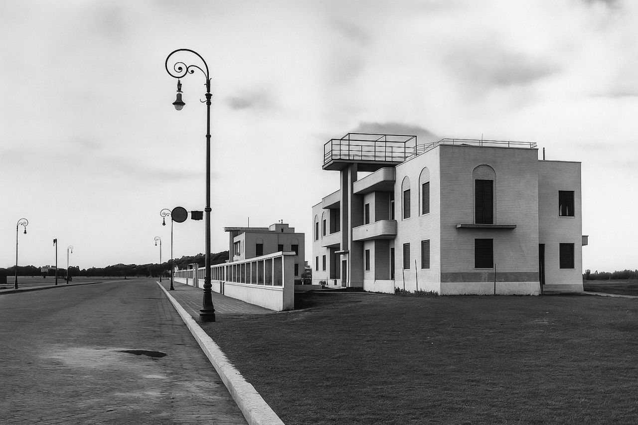 Le palazzine INCIS a Ostia